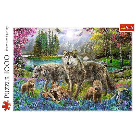 PUZZLE TREFL 1000 FAMILIE DE LUPI