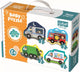 PUZZLE TREFL BABY CLASIC VEHICULE SI MESERII 18 PIESE