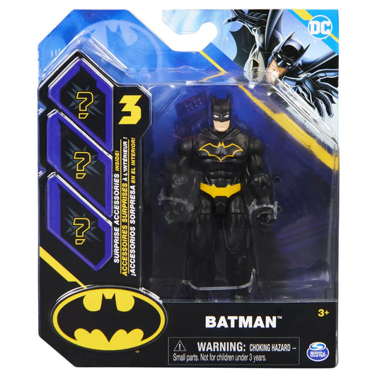 FIGURINA BATMAN ARTICULATA 10CM CU 3 ACCESORII SURPRIZA