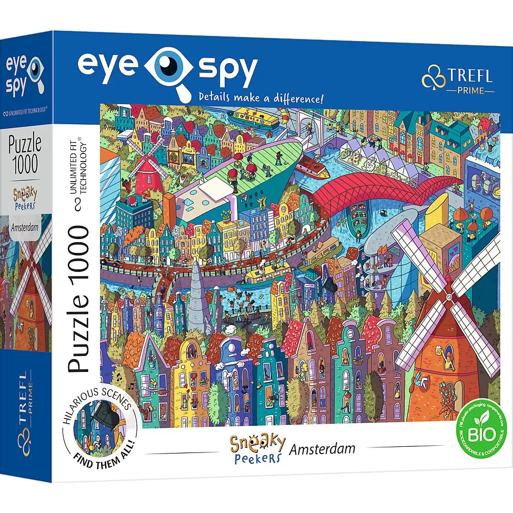 PUZZLE TREFL 1000 UFT EYE SPY AMSTERDAM