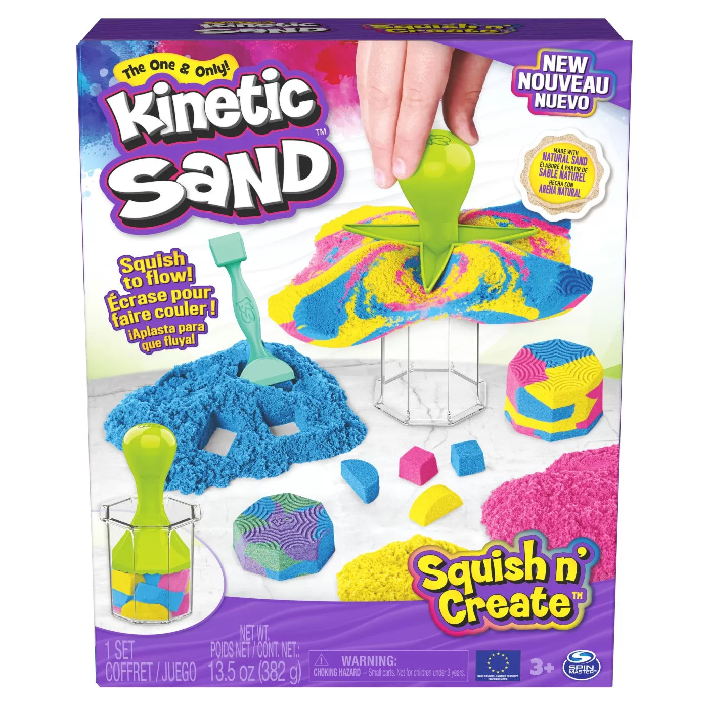 KINETIC SAND SET DE CREATIE SQUISH