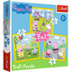 PUZZLE TREFL 3IN1 PEPPA PIG O ZI ANIVERSARA