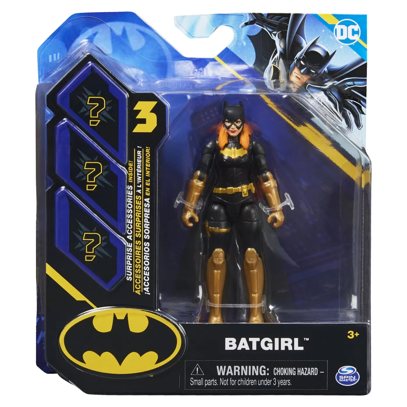 FIGURINA BATGIRL ARTICULATA 10CM CU 3 ACCESORII SURPRIZA