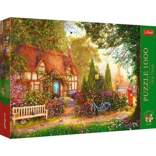 PUZZLE TREFL 1000 PREMIUM PLUS TEA TIME CABANA CU STUF