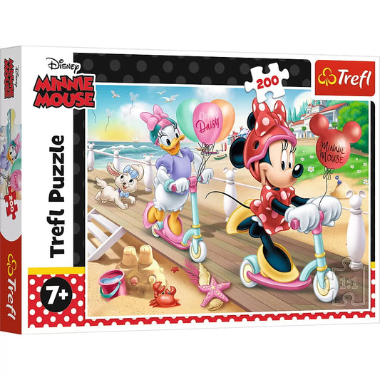 PUZZLE TREFL 200 MINNIE DISTRACTIE LA PLAJA