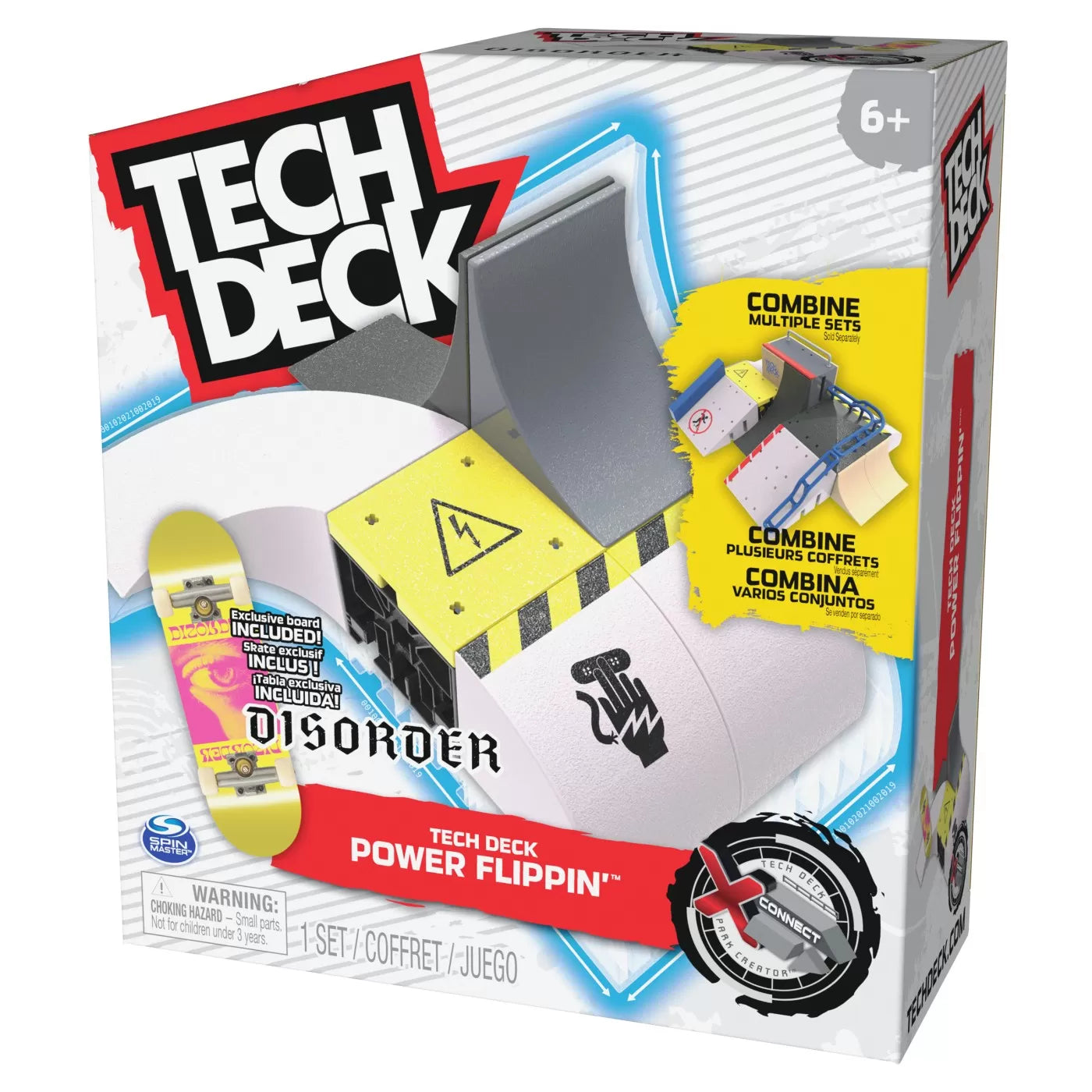 TECH DECK PACHET XCONNECT FINGERBOARD POWER FLIPPIN