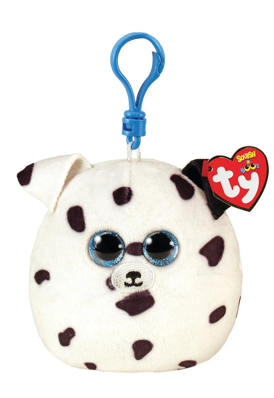 PLUS BRELOC TY 8.5CM SQUISHY BEANIES FETCH CATEL DALMATIAN