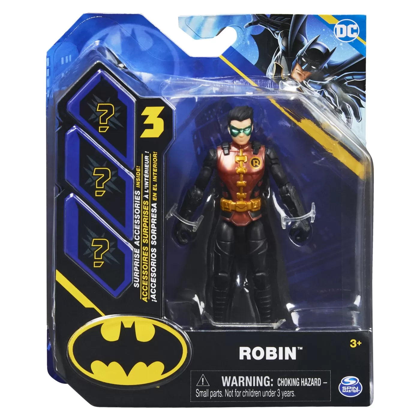 FIGURINA ROBIN ARTICULATA 10CM CU 3 ACCESORII SURPRIZA