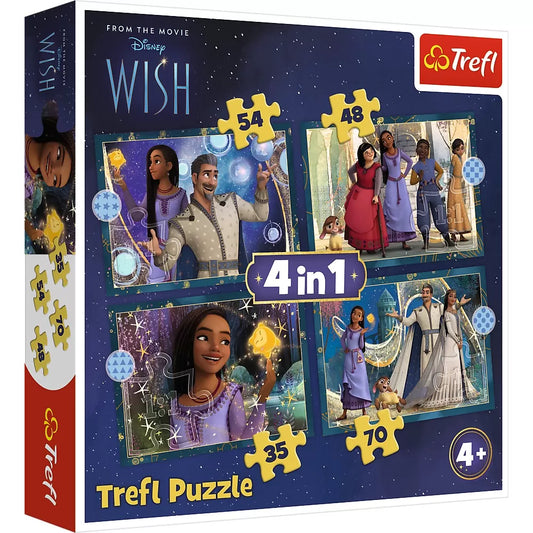 PUZZLE TREFL 4IN1 WISH VISELE DEVIN REALITATE