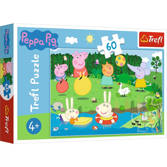 PUZZLE TREFL 60 PEPPA PIG DISTRACTIE IN VACANTA