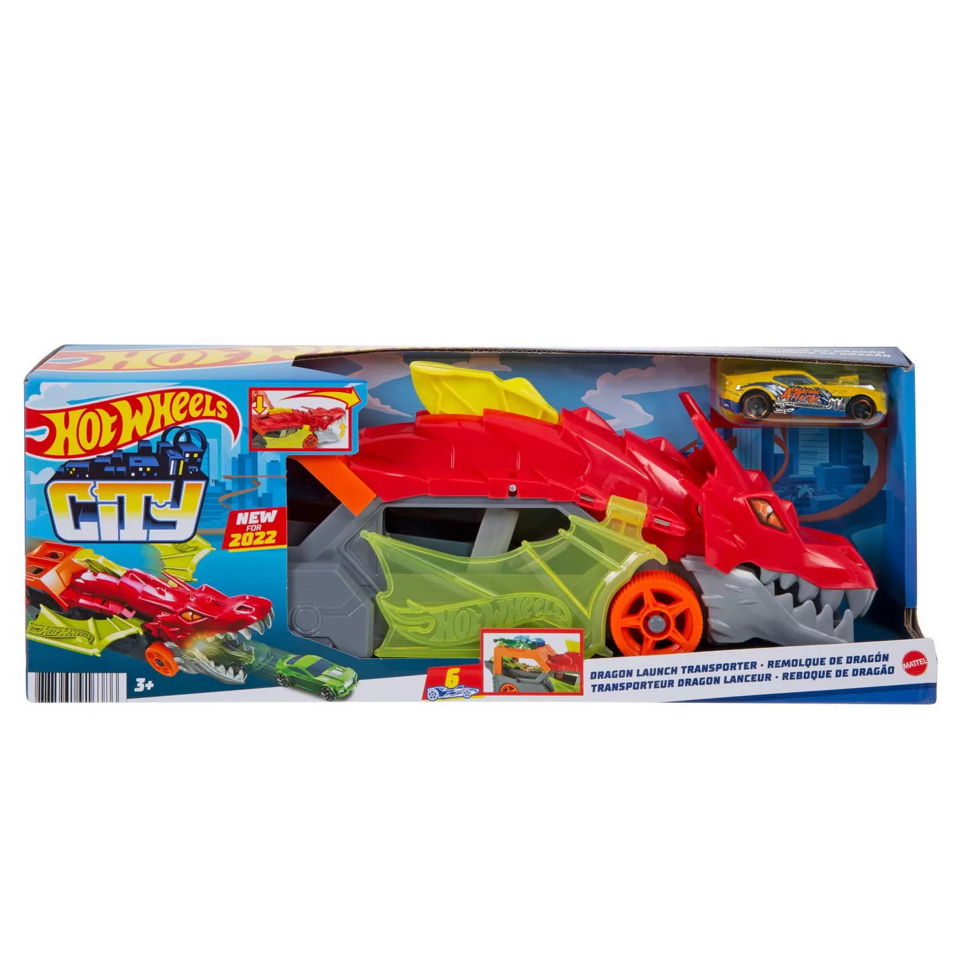 HOT WHEELS CITY TRANSPORTATORUL DRAGON