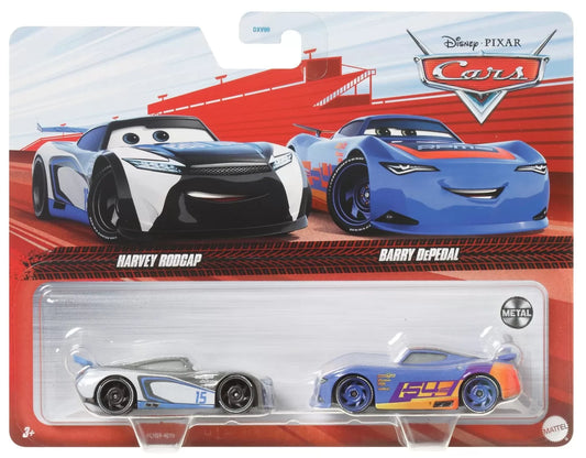 CARS3 SET 2 MASINUTE METALICE HARVEY RODCAP SI BARRY DEPEDAL