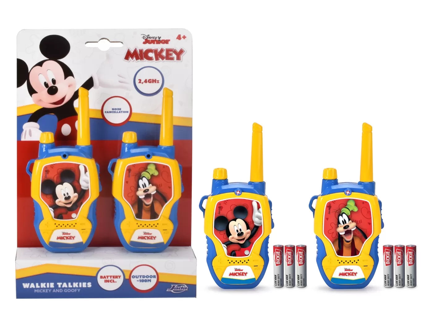 DICKIE WALKIE TALKIE MICKEY SI GOOFY