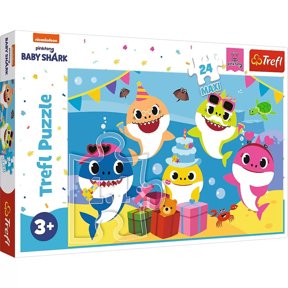 PUZZLE TREFL 24 MAXI HAPPY BABY SHARK