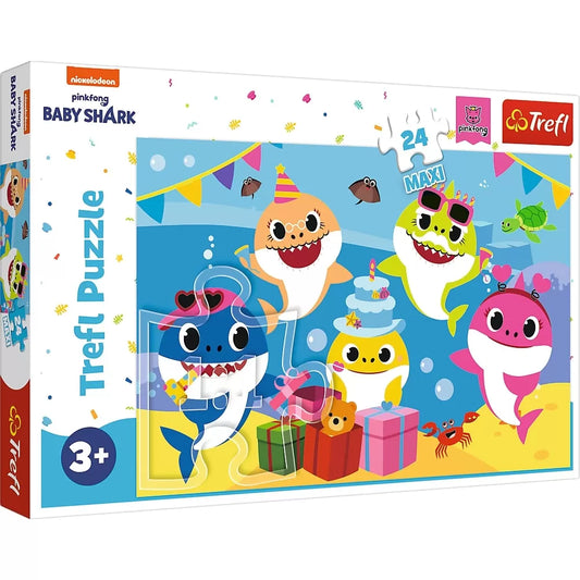 PUZZLE TREFL 24 MAXI HAPPY BABY SHARK