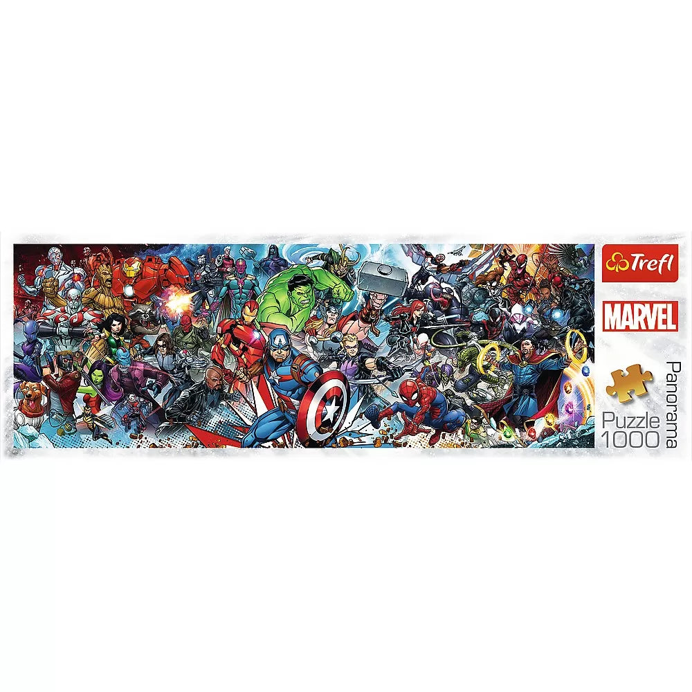 PUZZLE TREFL 1000 PANORAMA DISNEY MARVEL UNIVERSUL AVENGERS