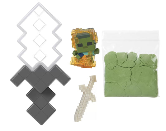 MINECRAFT MINI MODE SET EXPLORARE MINIERA GRI SI ALB