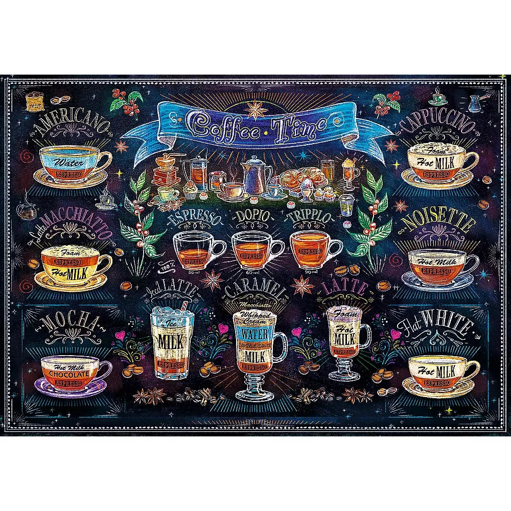 PUZZLE TREFL 500 TIPURI DE CAFEA