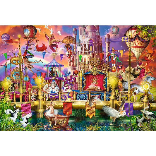 PUZZLE TREFL DIN LEMN 500+1 PIESE LUMEA MAGICA