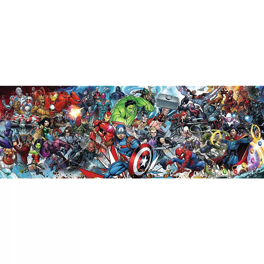 PUZZLE TREFL 1000 PANORAMA DISNEY MARVEL UNIVERSUL AVENGERS