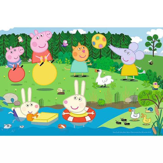 PUZZLE TREFL 60 PEPPA PIG DISTRACTIE IN VACANTA