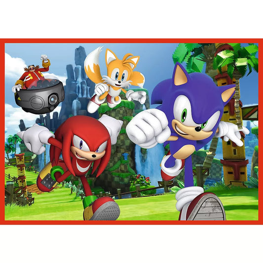 PUZZLE TREFL 4IN1 SONIC AVENTURILE LUI SONIC