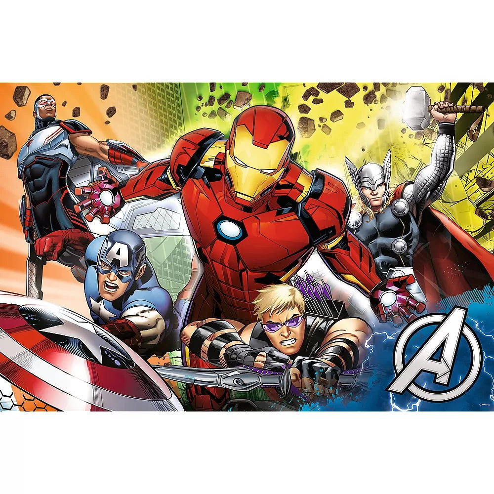 PUZZLE TREFL PRIMO  24 SUPER MAXI DISNEY  MARVEL RAZBUNATORII PUTERNICI