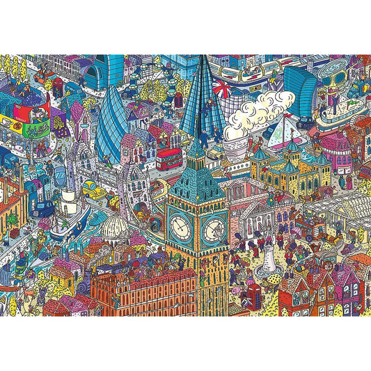 PUZZLE TREFL 1000 UFT EYE SPY TRAVEL LONDRA