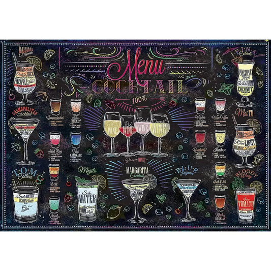 PUZZLE TREFL 500 MENIUL DE COCKTAILURI