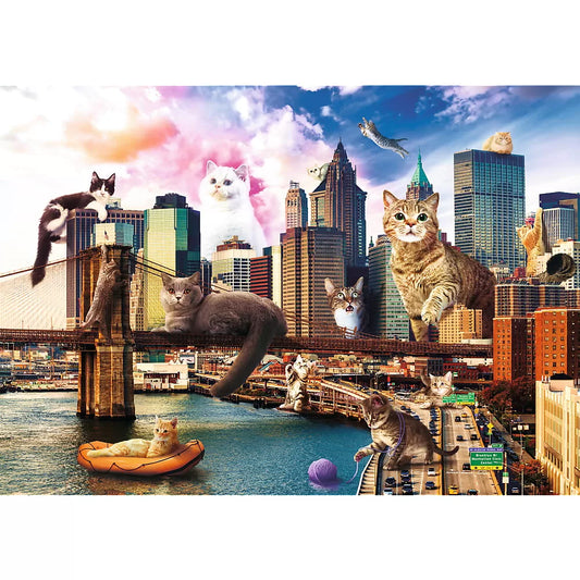 PUZZLE TREFL 1000 PISICUTE LA NEW YORK