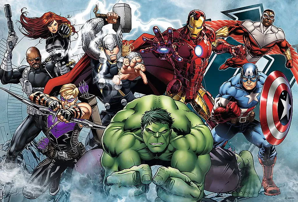 PUZZLE TREFL 100 INCEPE ATACUL MARVEL