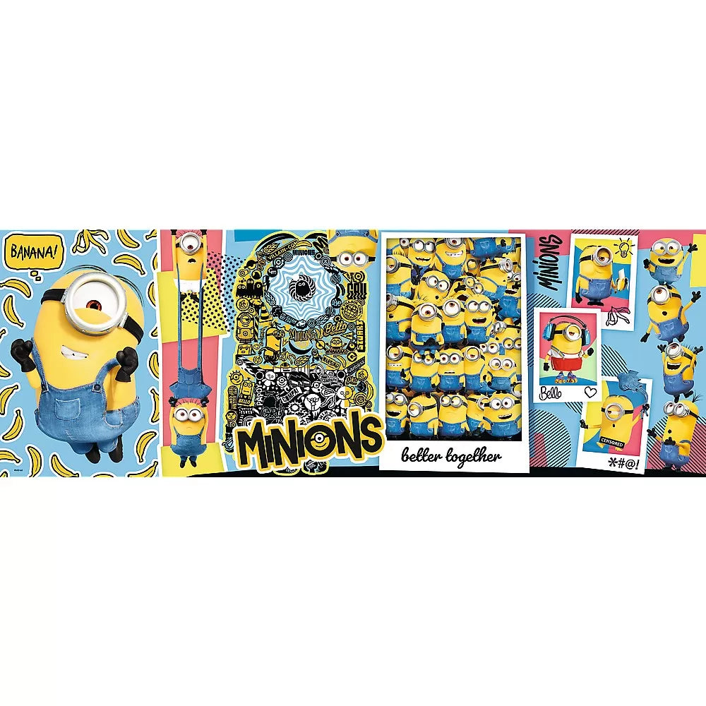 PUZZLE TREFL 1000 PANORAMA MINIONII