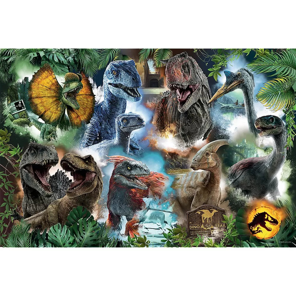 PUZZLE TREFL 300 JURRASIC WORLD DINOZAURII FAVORITI