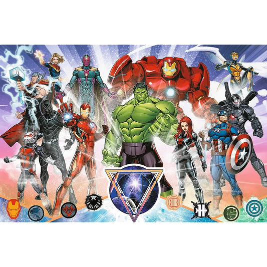 PUZZLE TREFL PRIMO SUPER SHAPE XXL 160 AVENGERS RAZBONICII CURAJOSI