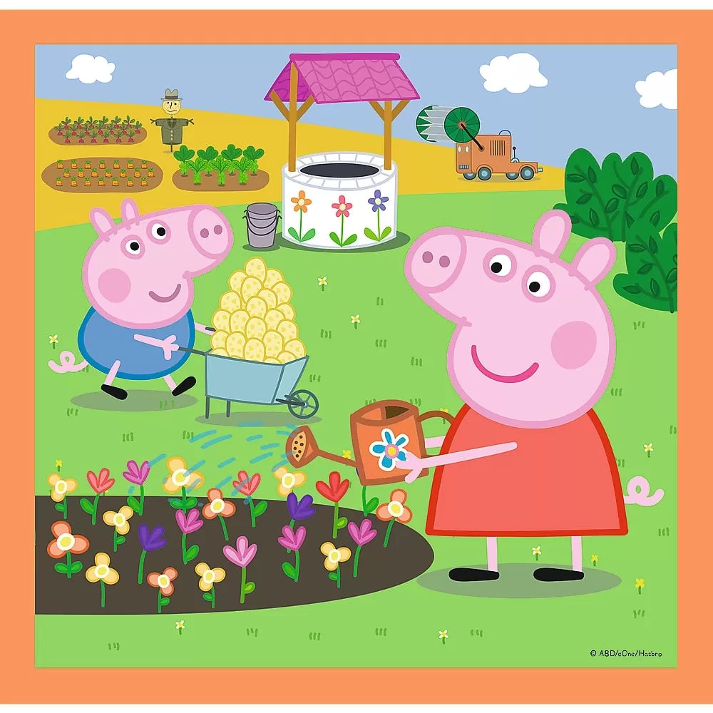 PUZZLE TREFL 3IN1 INVENTIVA PEPPA PIG