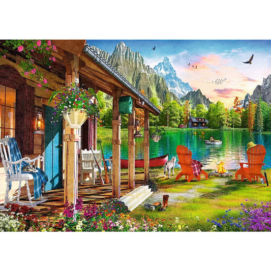 PUZZLE TREFL 500 CABANA DIN MUNTI