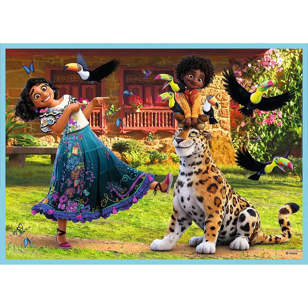 PUZZLE TREFL 4IN1 ENCANTO LUMEA MAGICA