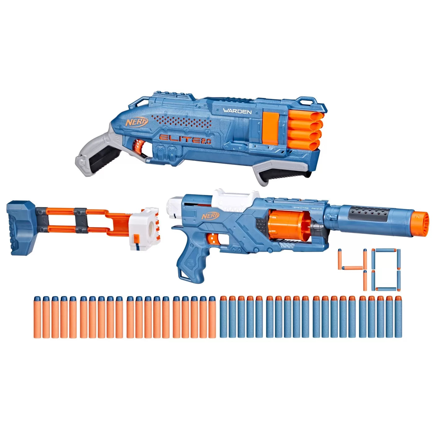 NERF BLASTER SET DUBLE DEFENSE ELITE 2.0