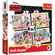 PUZZLE TREFL 4IN1 MINNIE MOUSE SI PRIETENII EI