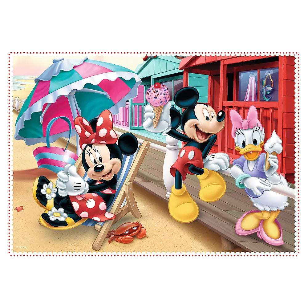 PUZZLE TREFL 4IN1 MINNIE MOUSE SI PRIETENII EI