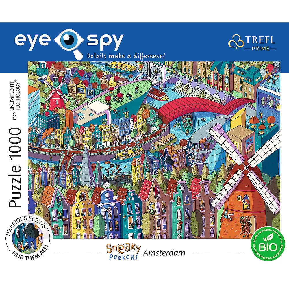 PUZZLE TREFL 1000 UFT EYE SPY AMSTERDAM