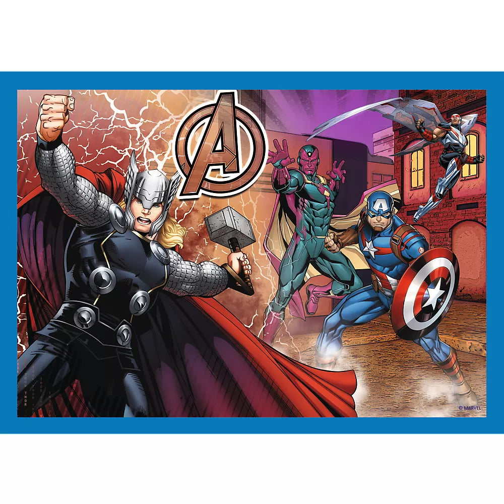 PUZZLE TREFL 4IN1 AVENGERS - RAZBUNATORII CURAJOSI