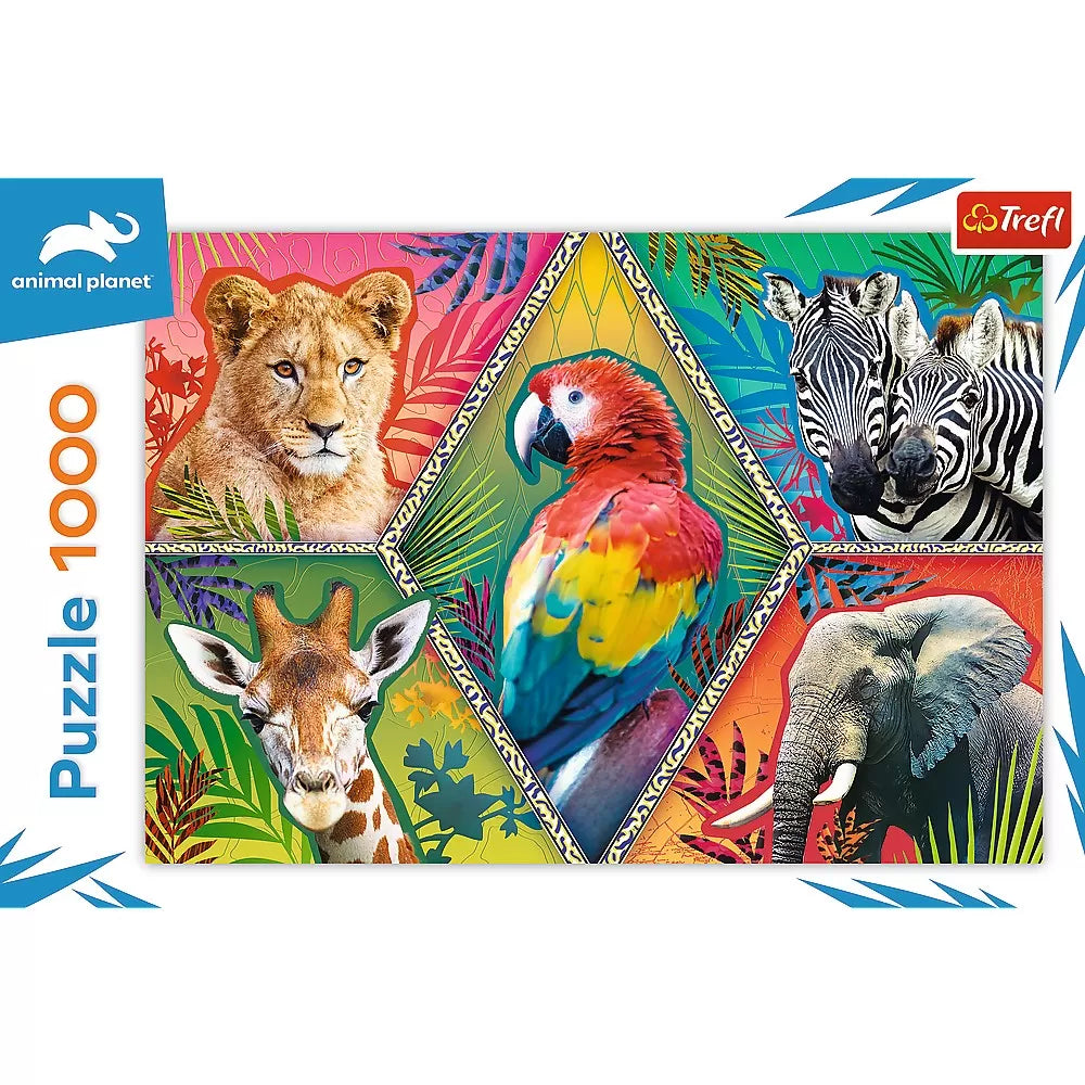 PUZZLE TREFL 1000 ANIMALE EXOTICE