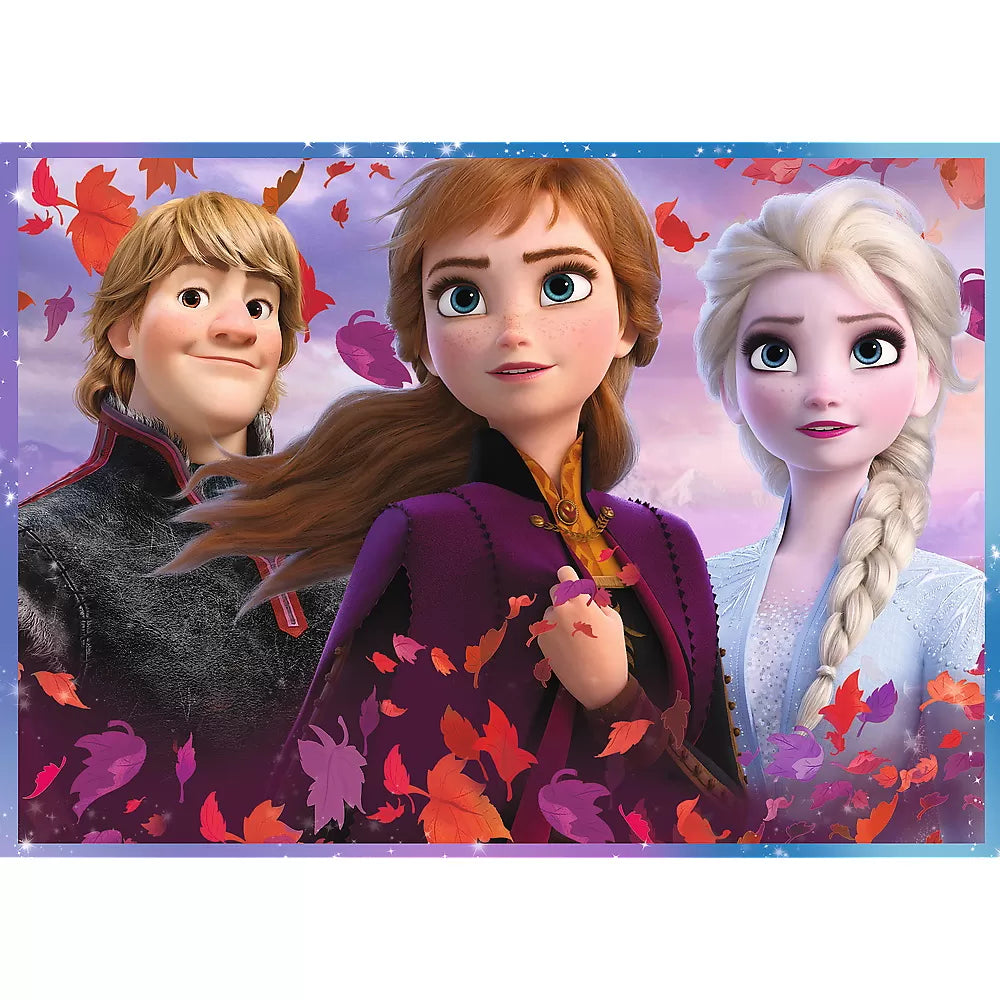 PUZZLE TREFL 4IN1 FROZEN2 CALATORIE CATRE NECUNOSCUT