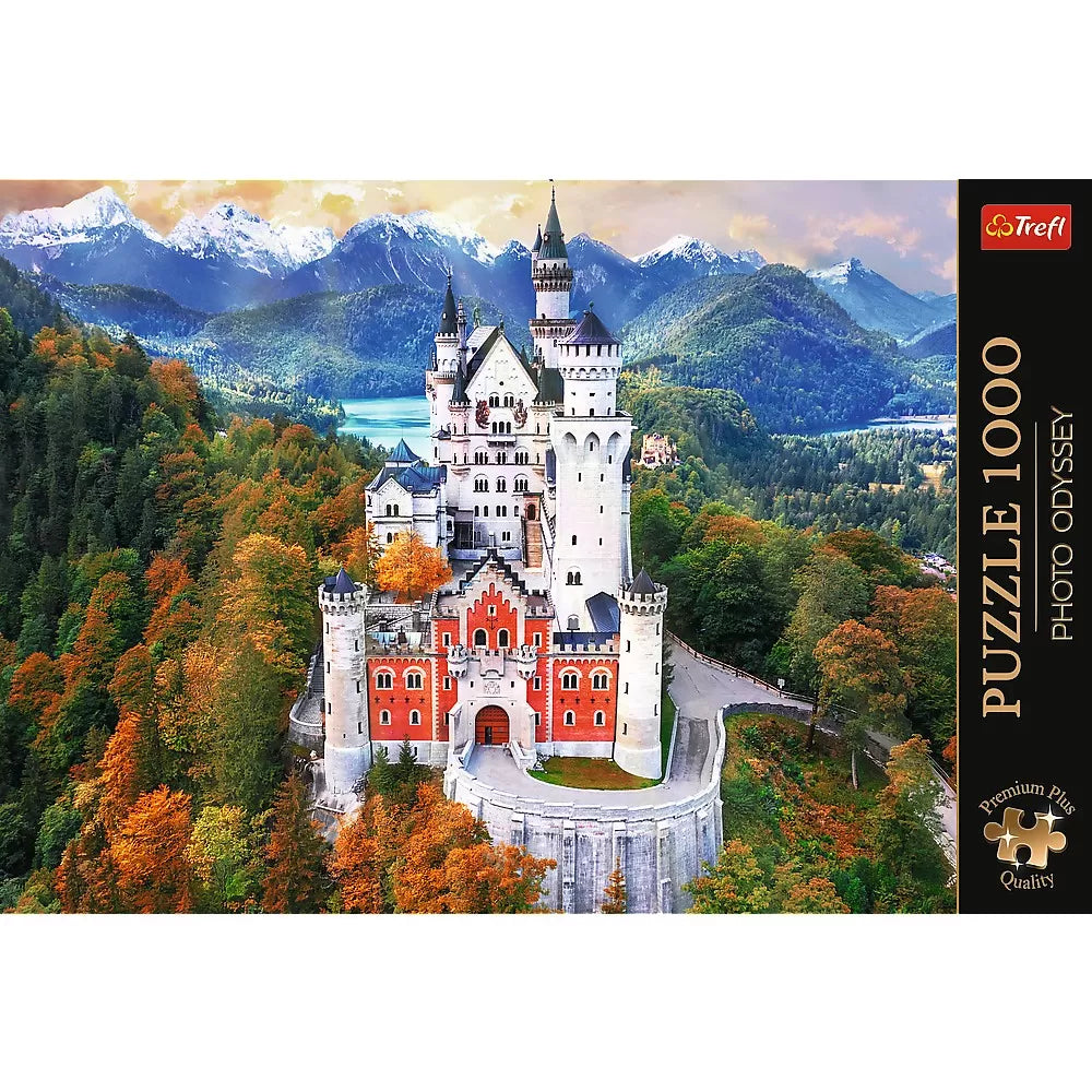 PUZZLE TREFL 1000 PREMIUM PLUS PHOTO ODYSSEY CASTELUL NEUSCHWANSTEIN GERMANIA