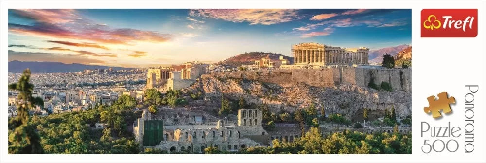 PUZZLE TREFL 500 PANORAMA ACROPOLIS ATENA