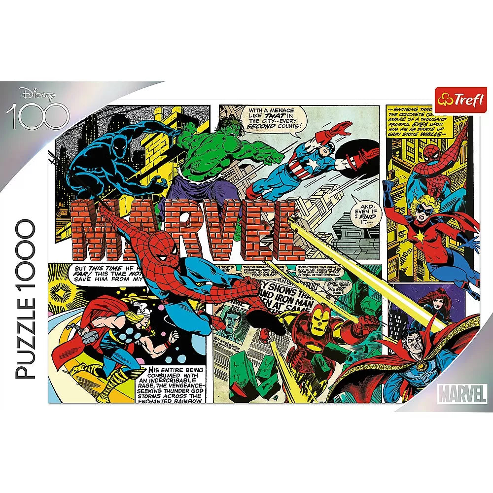 PUZZLE TREFL 1000 DISNEY 100 EROII MARVEL