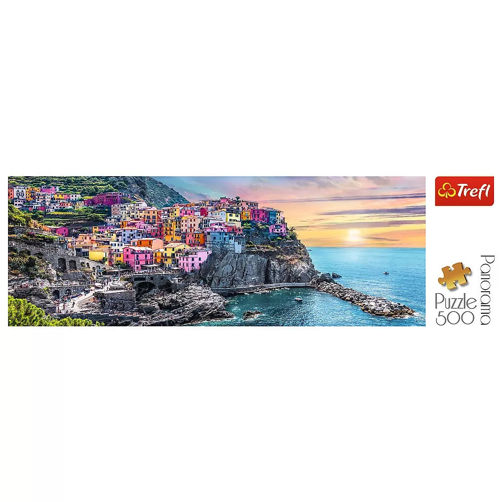 PUZZLE TREFL 500 PANORAMA ORASUL VERNAZZA