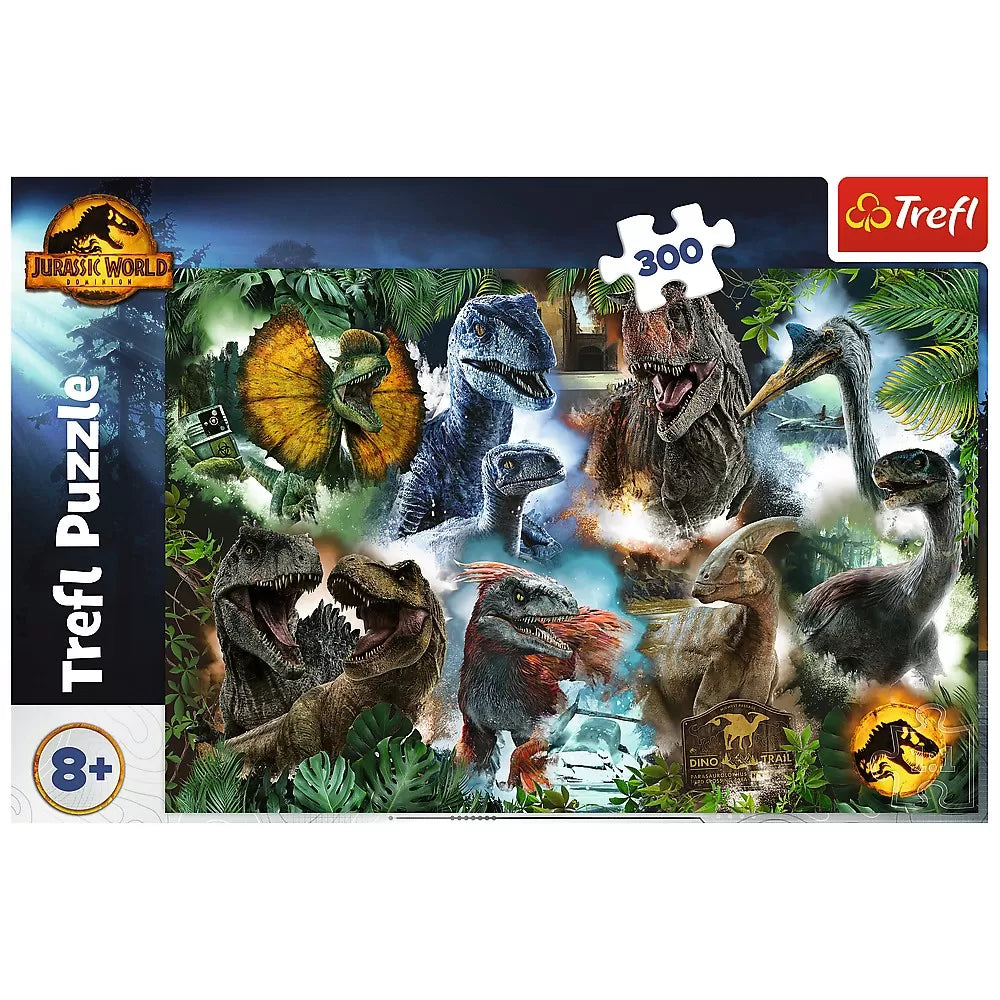 PUZZLE TREFL 300 JURRASIC WORLD DINOZAURII FAVORITI