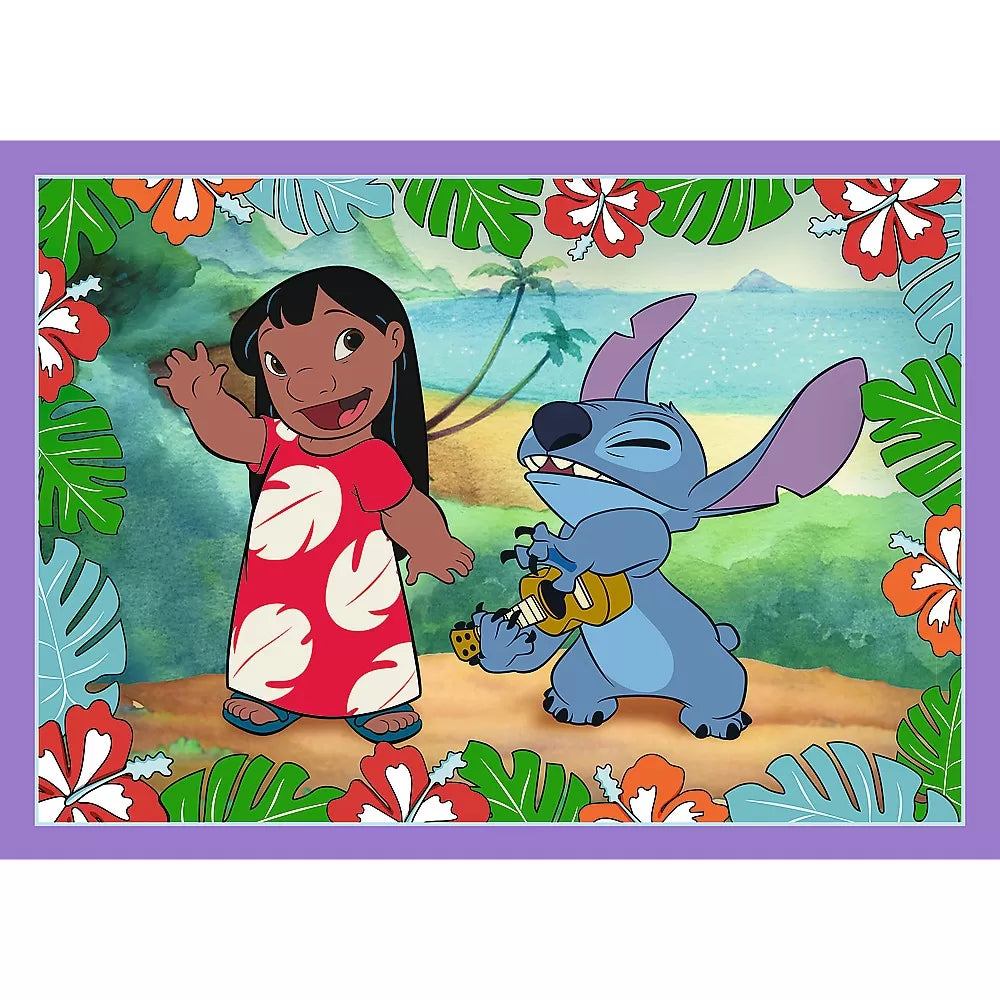 PUZZLE TREFL 4IN1 STITCH ZIUA FERMECATA